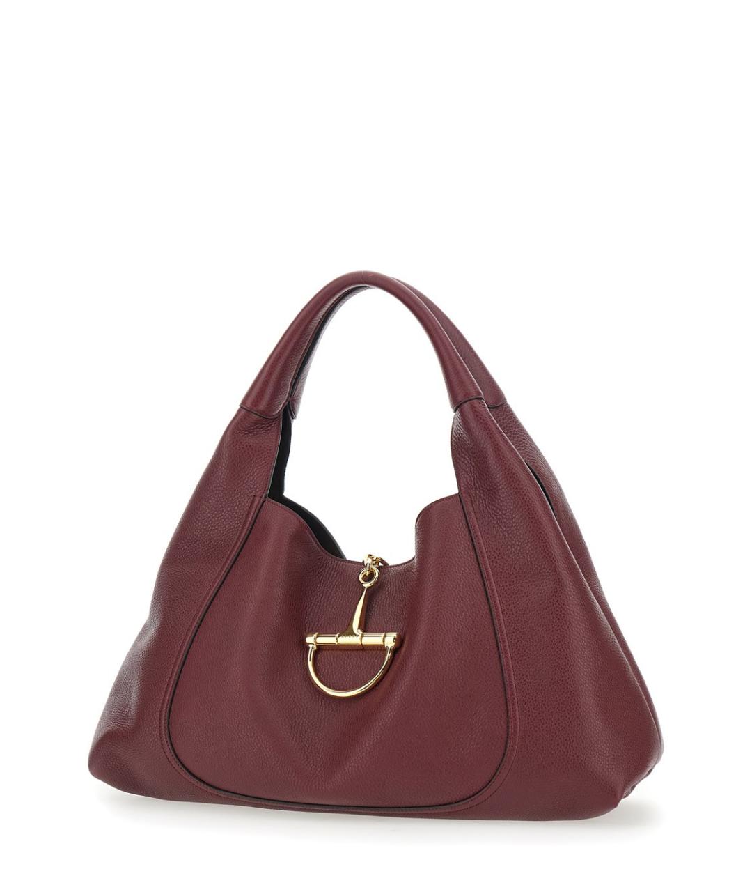 GUCCI Бордовая кожаная сумка через плечо, фото 3