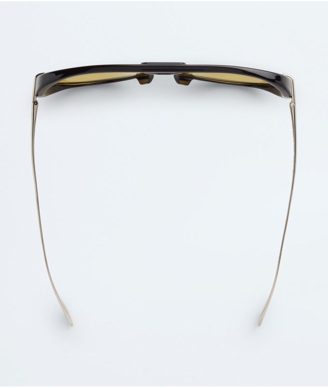 BOTTEGA VENETA Черные пластиковые солнцезащитные очки, фото 3