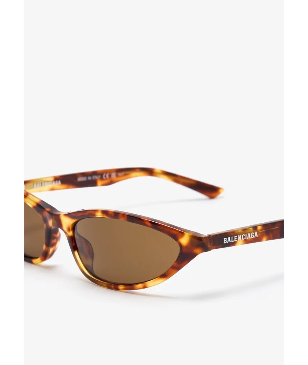 BALENCIAGA Мульти пластиковые солнцезащитные очки, фото 2