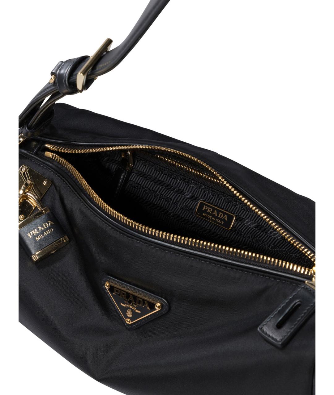 PRADA Черная сумка через плечо, фото 5