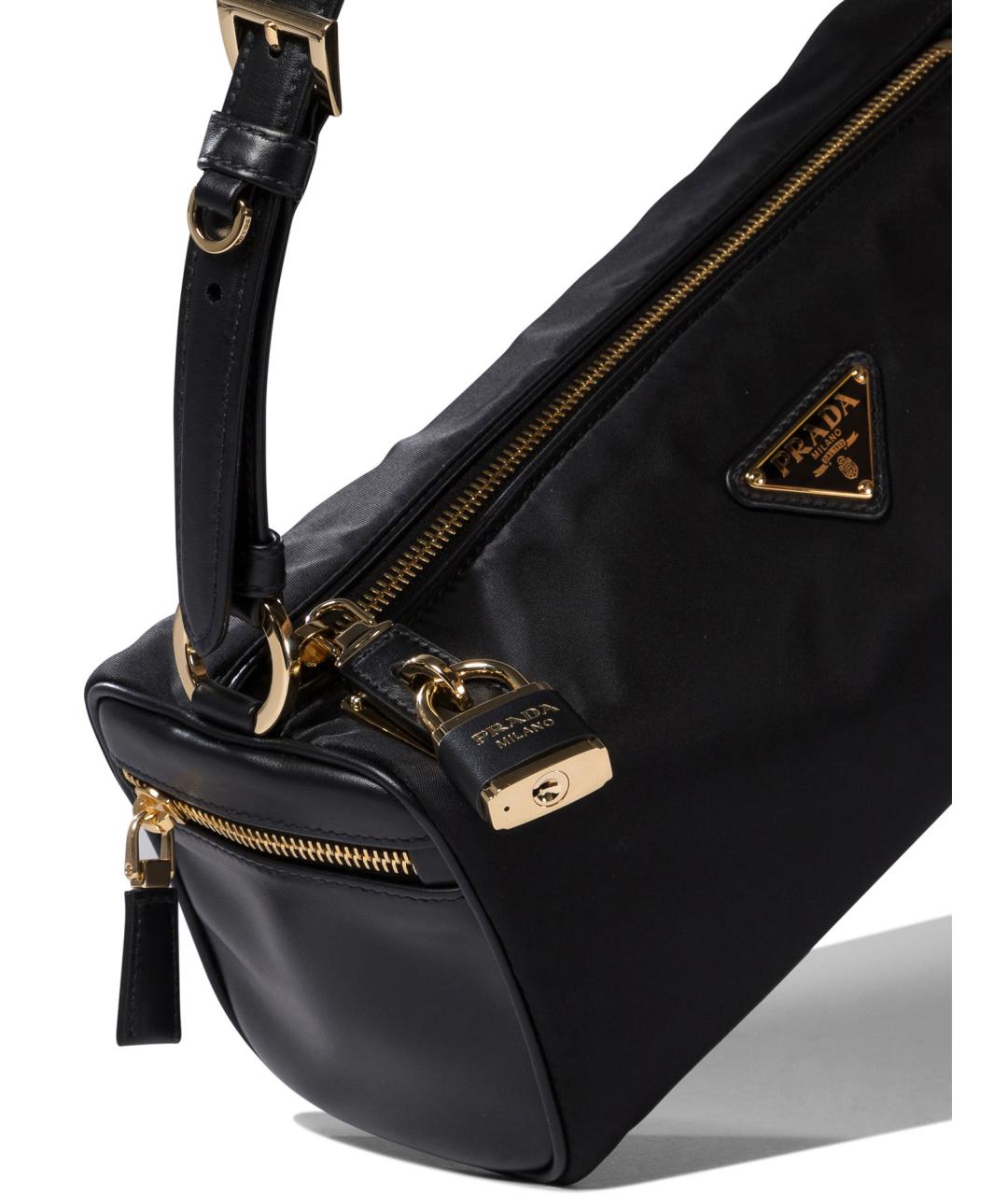 PRADA Черная сумка через плечо, фото 4