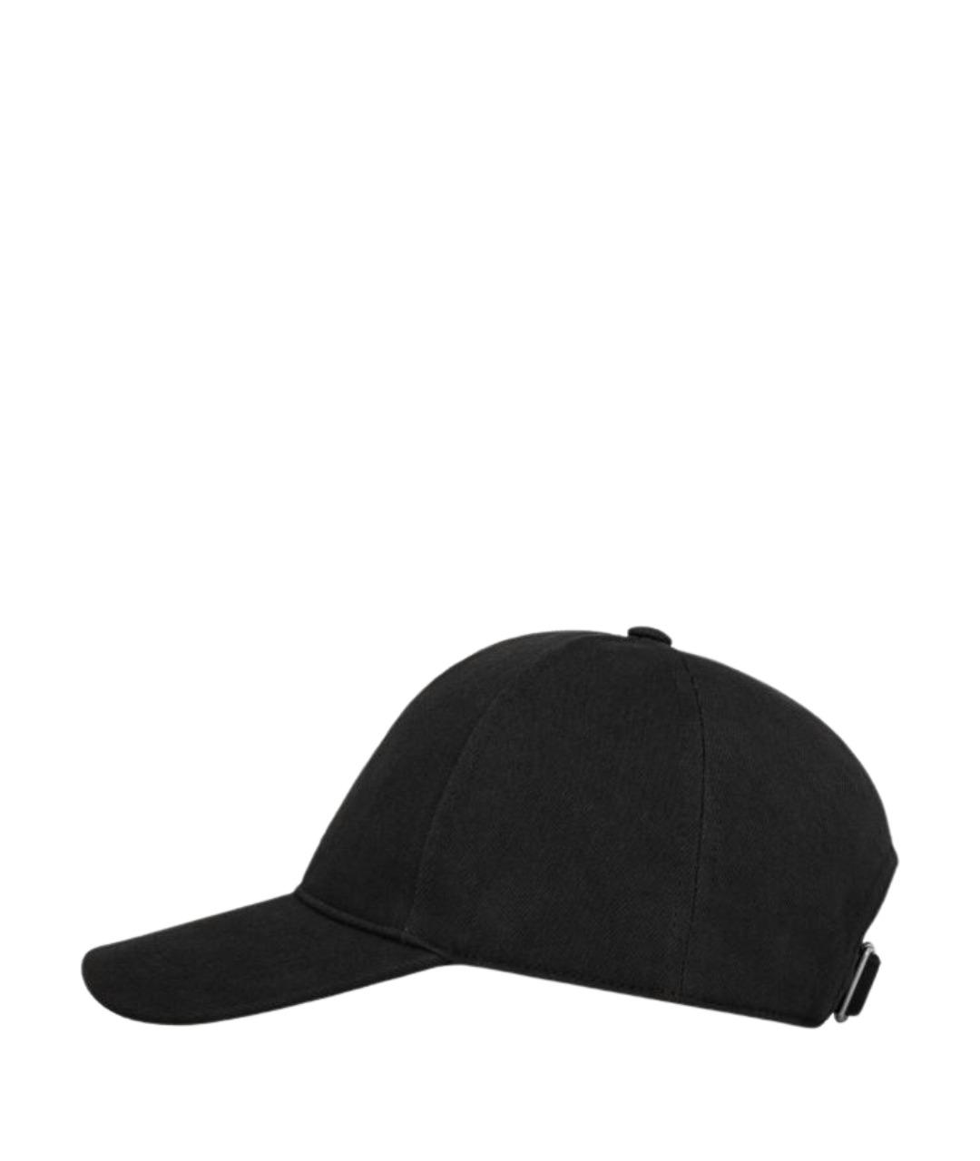 SAINT LAURENT Черная хлопковая кепка/бейсболка, фото 2