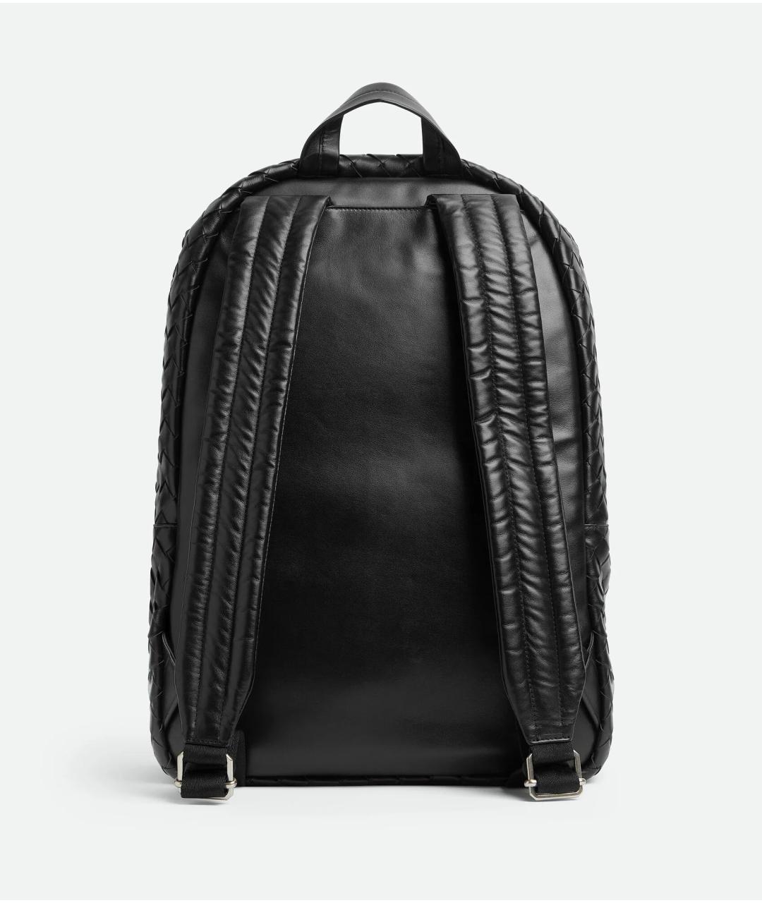 BOTTEGA VENETA Черный кожаный рюкзак, фото 2