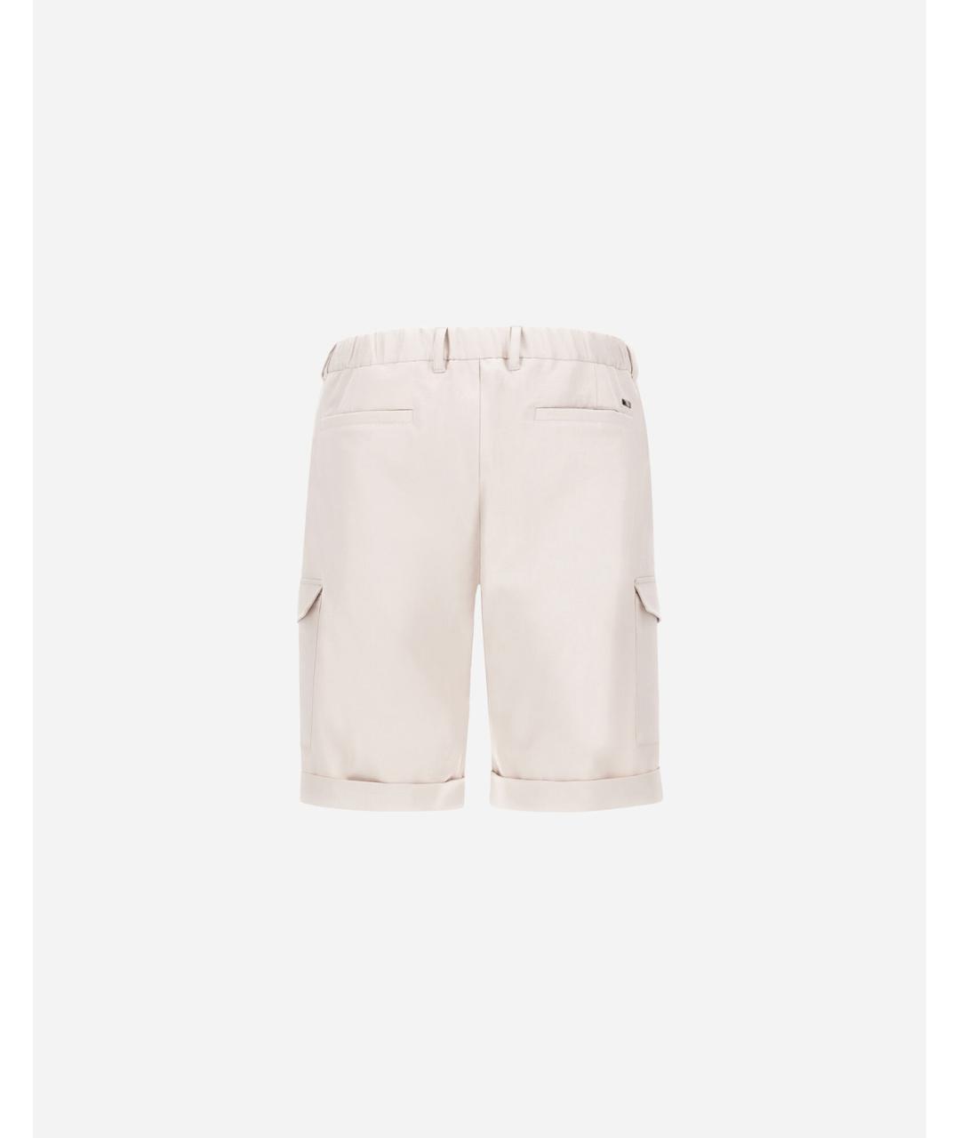 HERNO Серые хлопковые шорты, фото 3