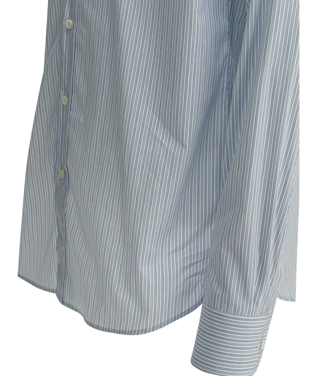 PRADA Голубая хлопковая кэжуал рубашка, фото 4