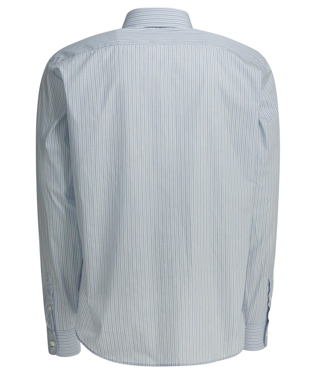 PRADA Голубая хлопковая кэжуал рубашка, фото 3