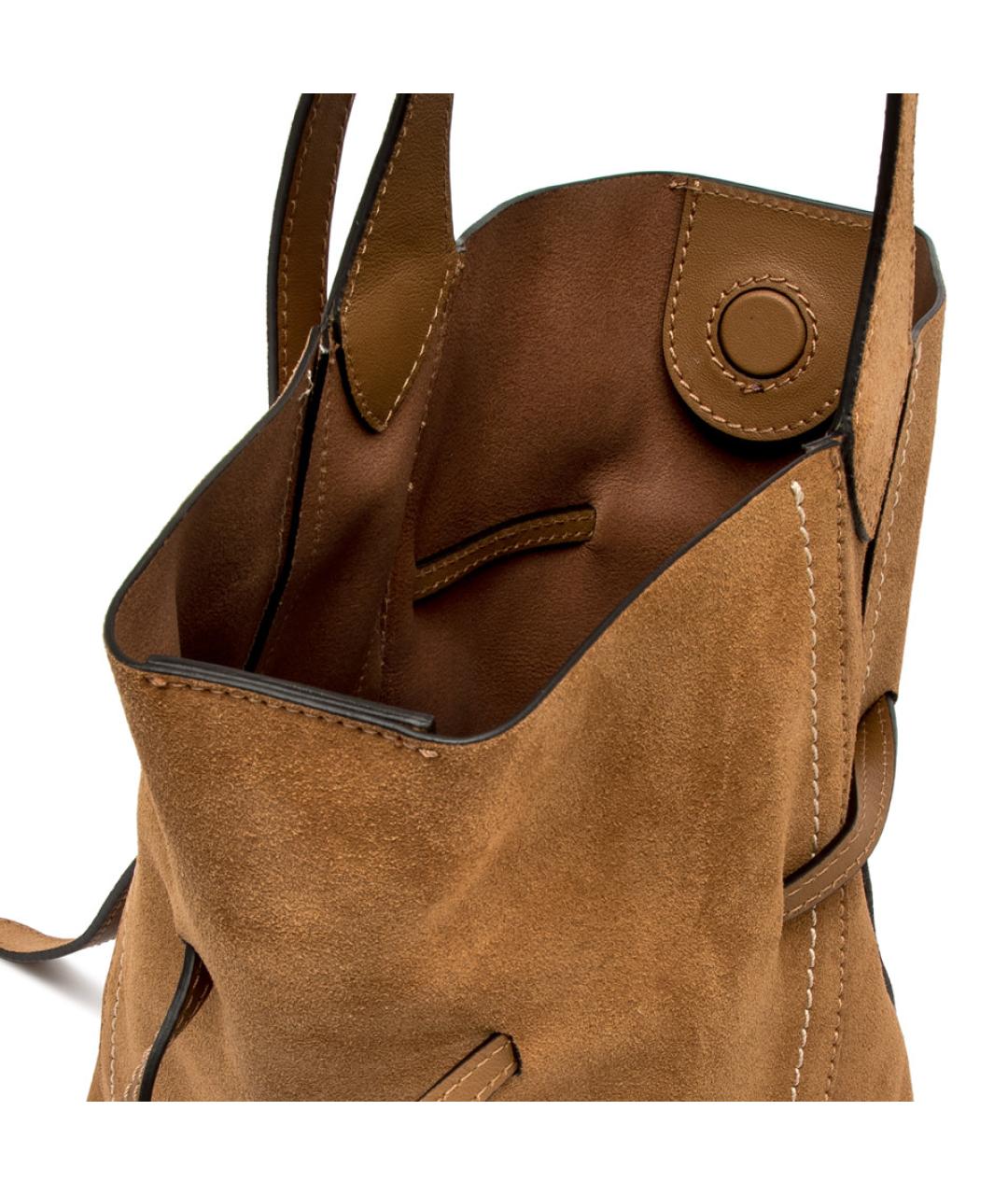 Gianni Chiarini Коричневая замшевая сумка через плечо, фото 4