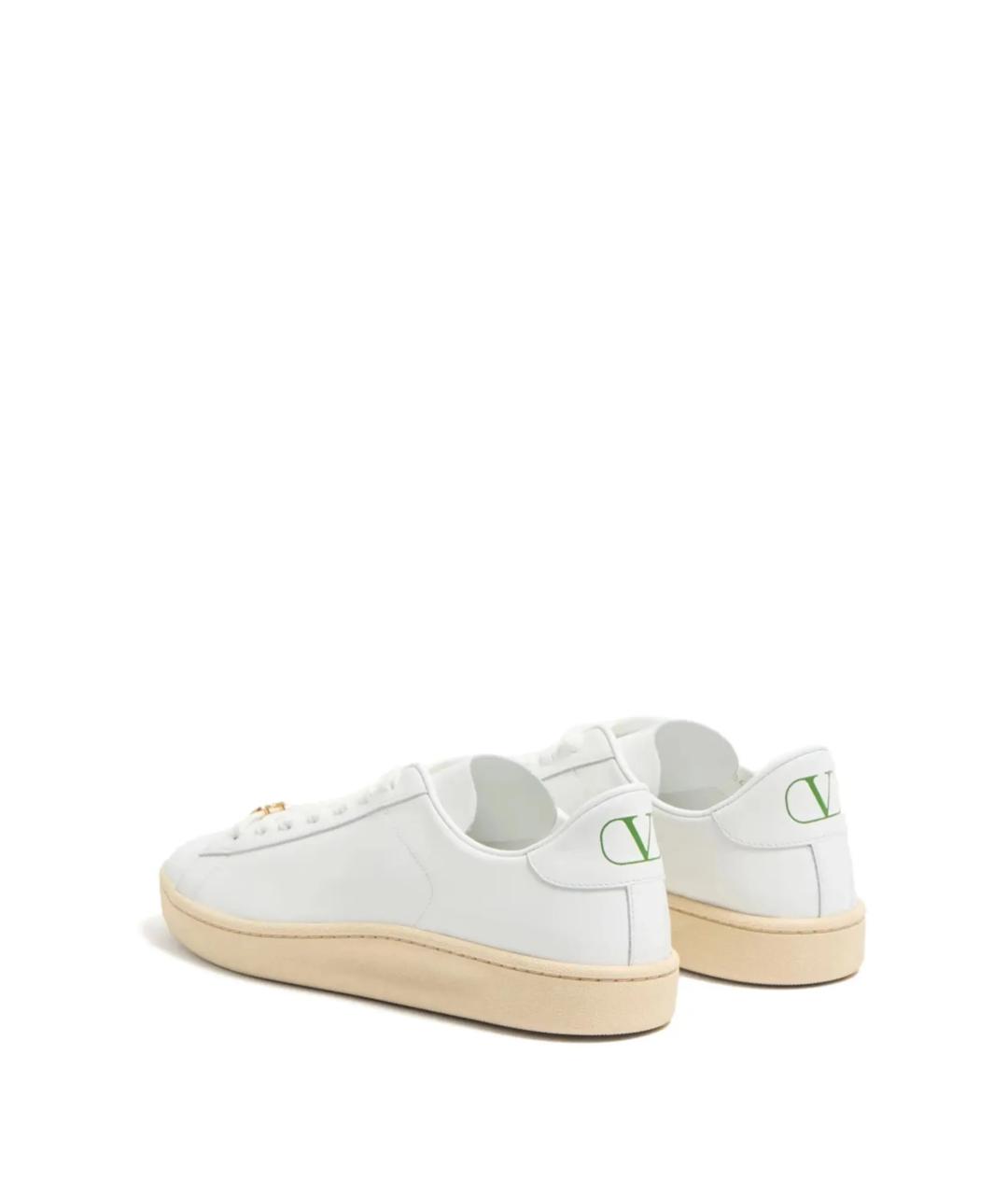 VALENTINO Белые кожаные кроссовки, фото 3