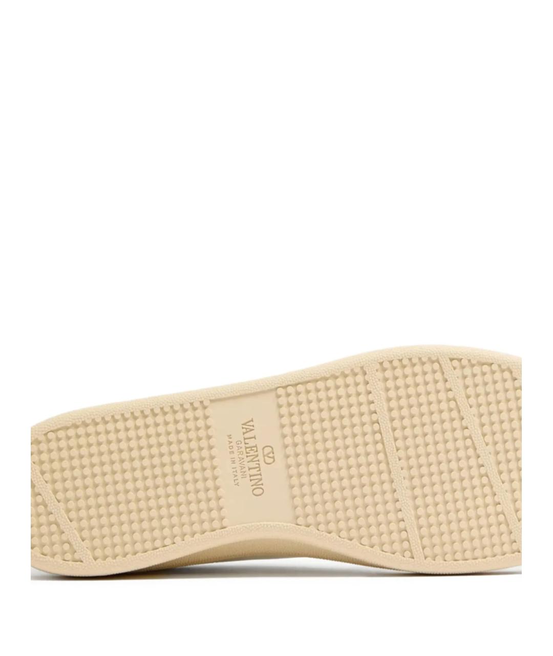 VALENTINO Белые кожаные кроссовки, фото 5