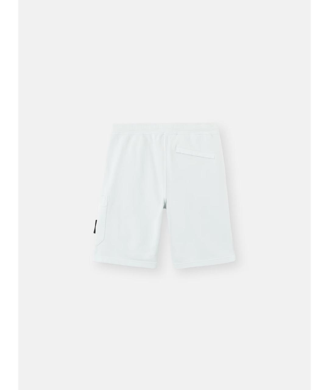 STONE ISLAND Голубые хлопковые шорты, фото 2