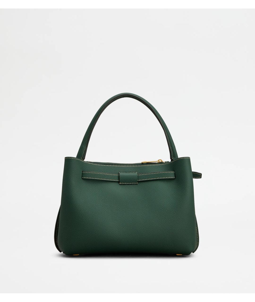 TOD'S Зеленая кожаная сумка через плечо, фото 3