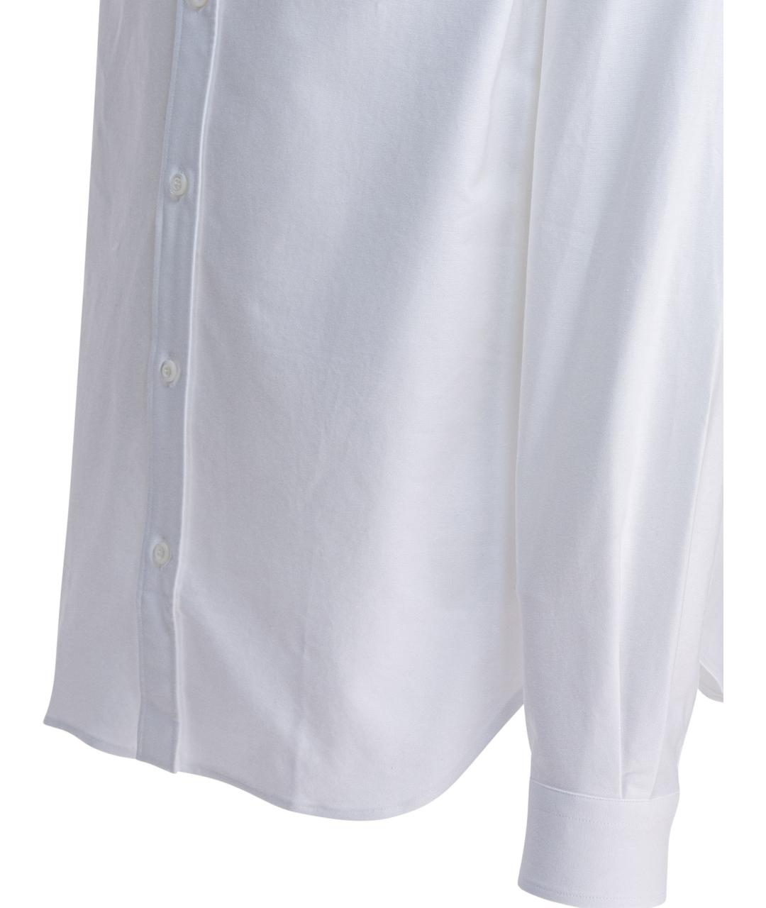 PRADA Белая хлопковая кэжуал рубашка, фото 4