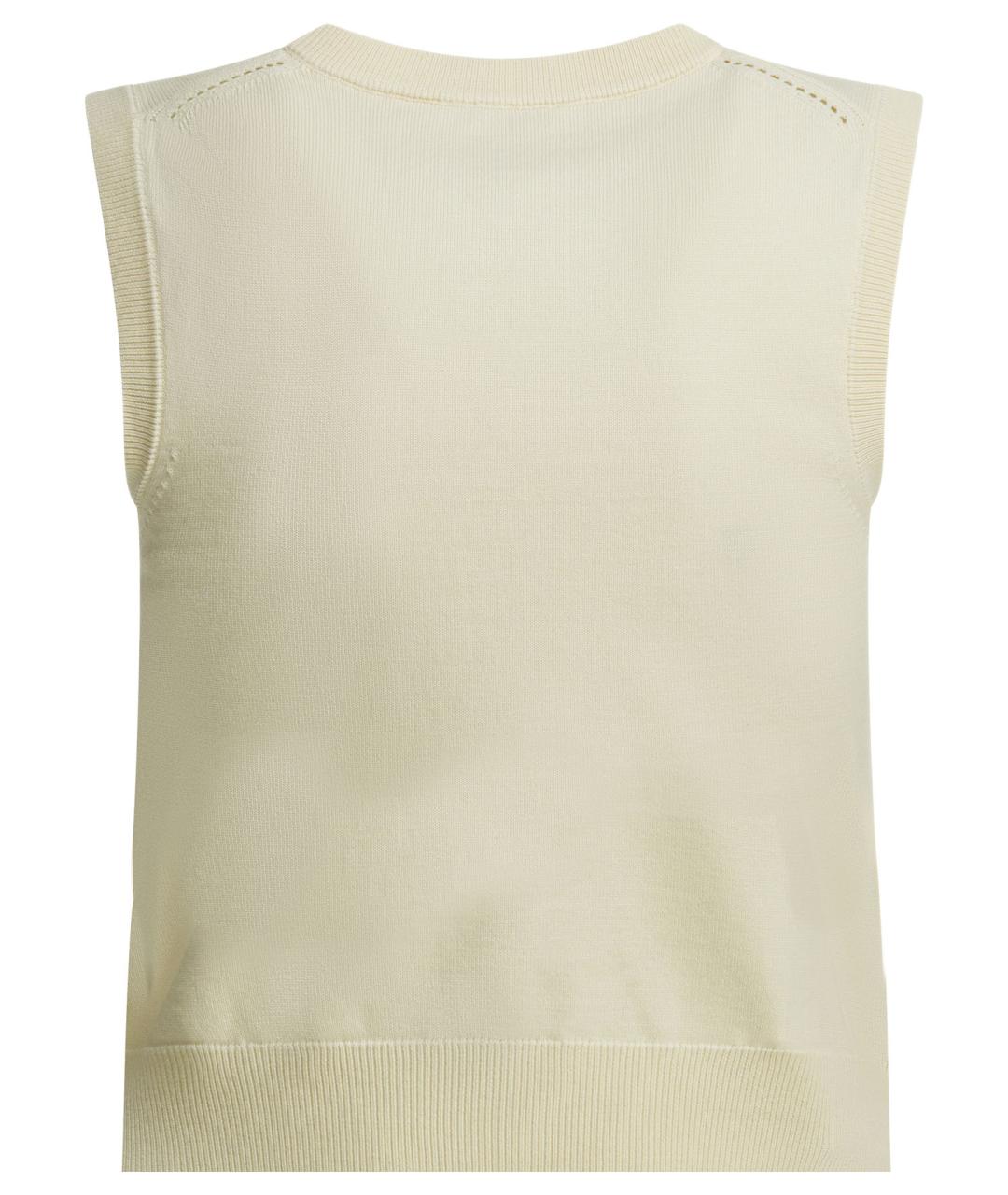 CELINE Белый шерстяной джемпер / свитер, фото 2