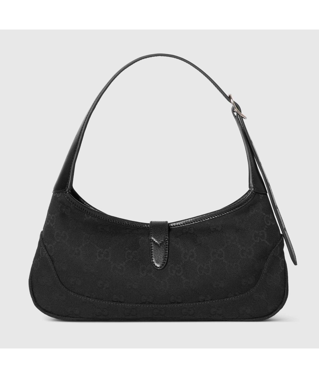 GUCCI Черная синтетическая сумка с короткими ручками, фото 5