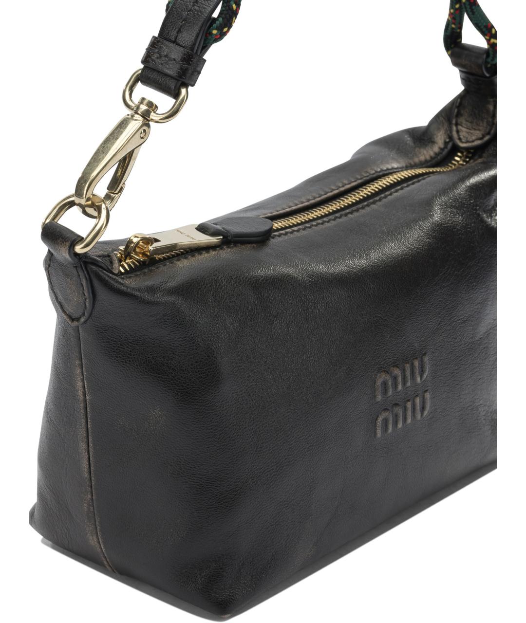 MIU MIU Мульти кожаная сумка с короткими ручками, фото 4