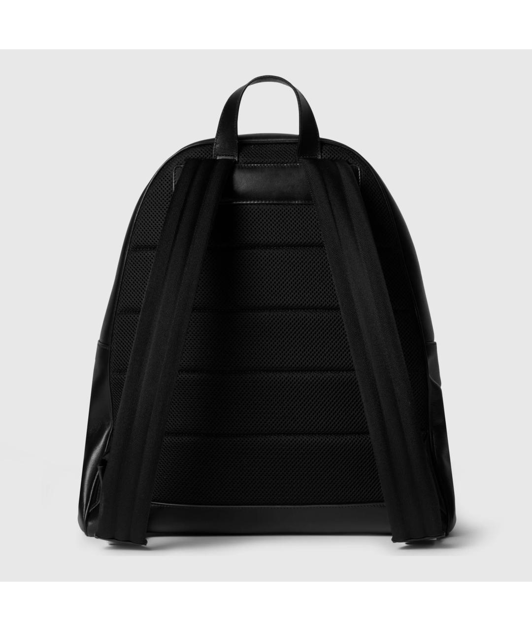 GUCCI Черный кожаный рюкзак, фото 4