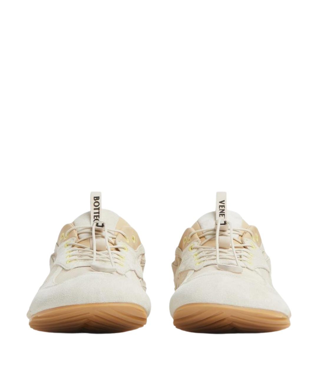 BOTTEGA VENETA Бежевые кроссовки, фото 2