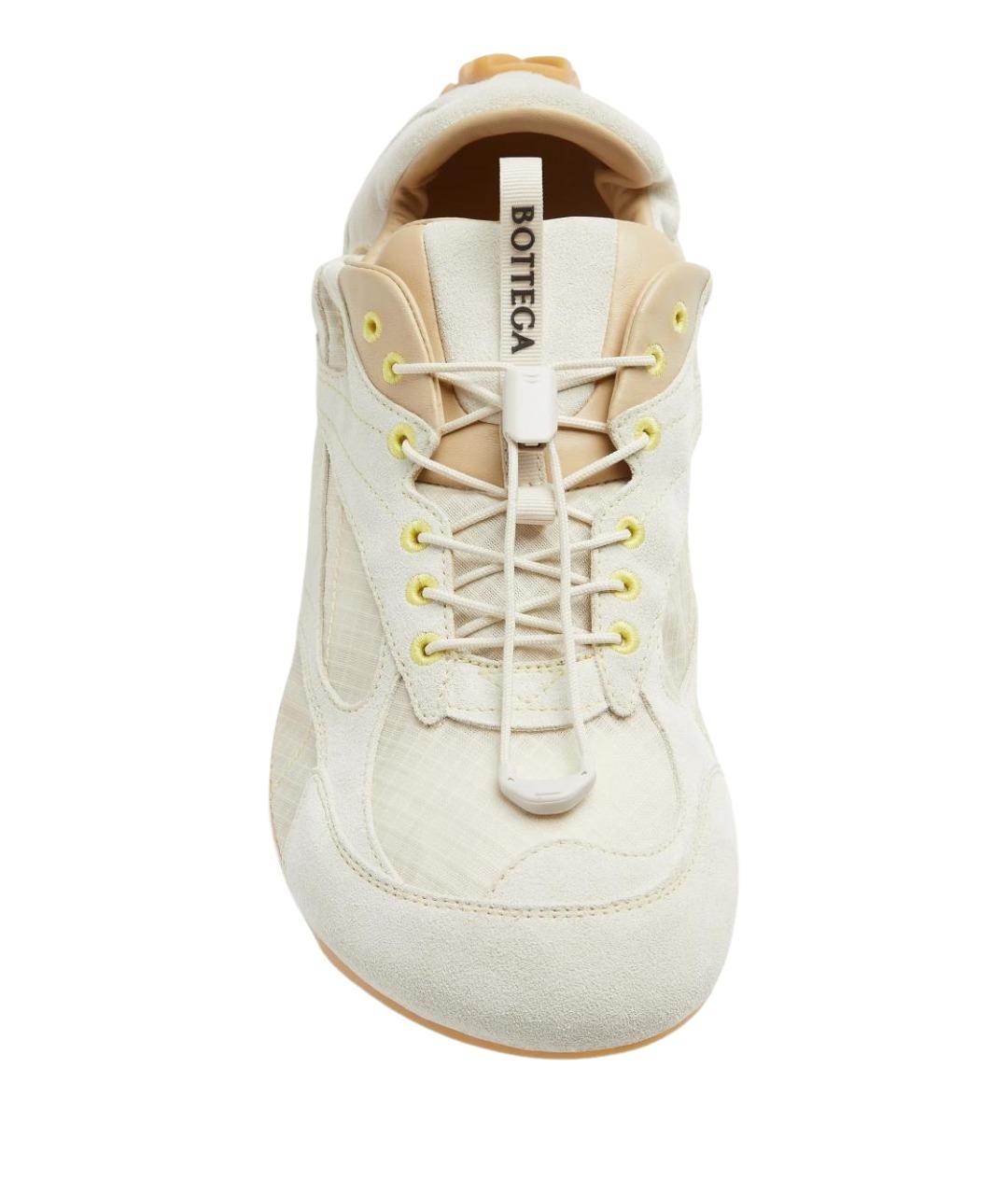 BOTTEGA VENETA Бежевые кроссовки, фото 3