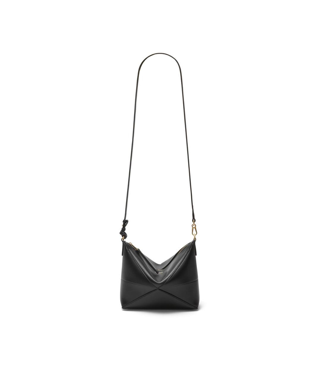 LOEWE Черная кожаная сумка через плечо, фото 2