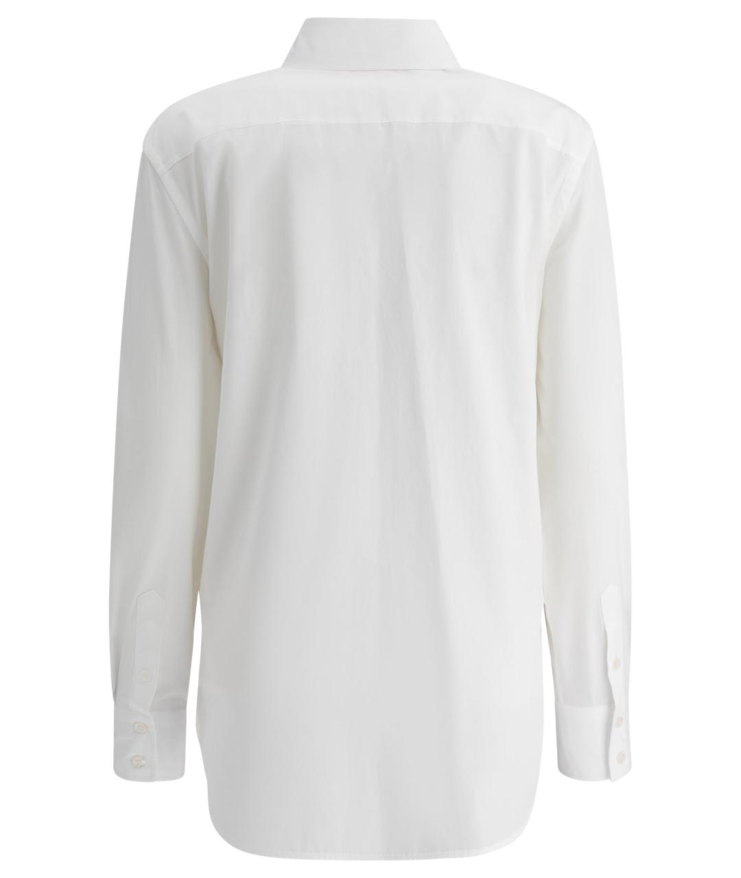 VALENTINO Белая хлопковая рубашка, фото 2