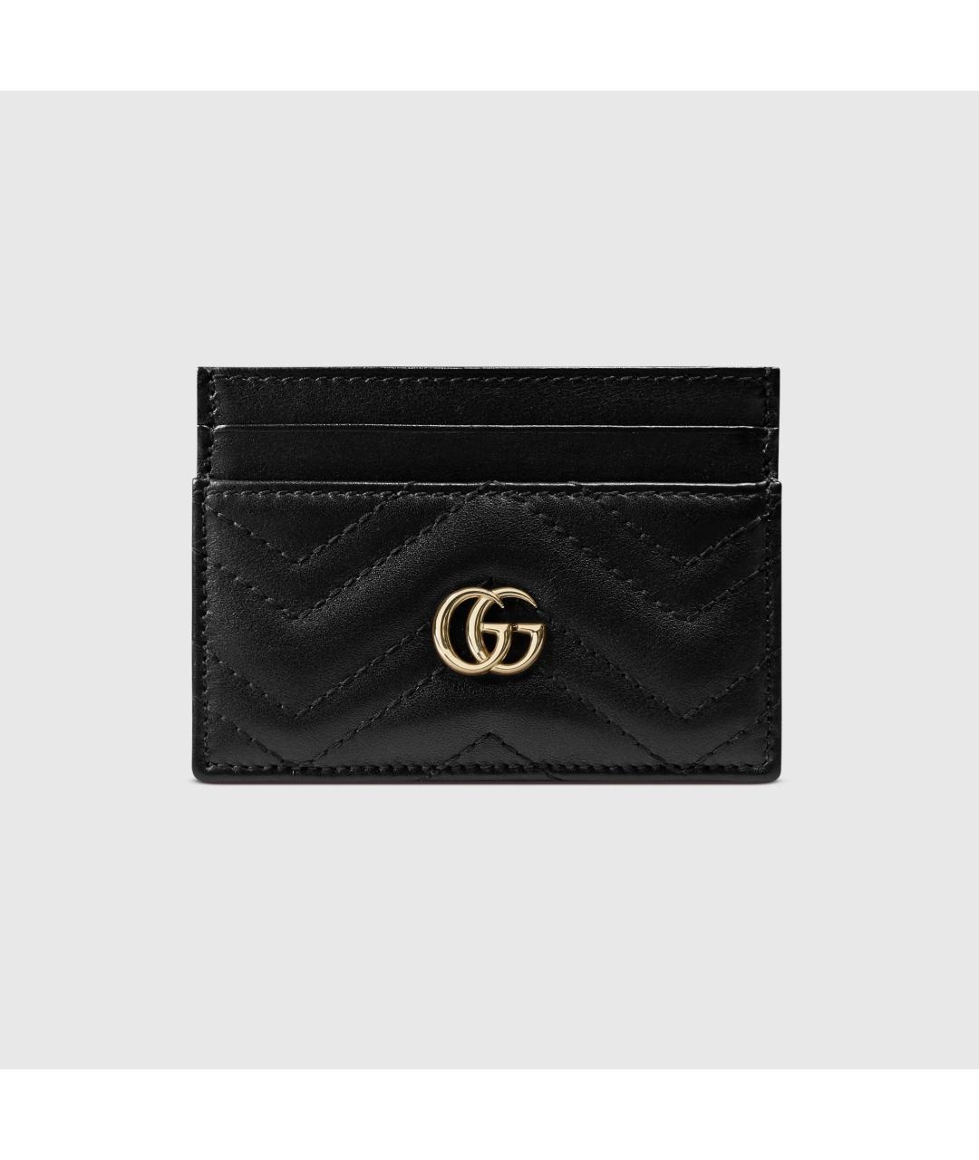 GUCCI Черный кожаный кардхолдер, фото 4