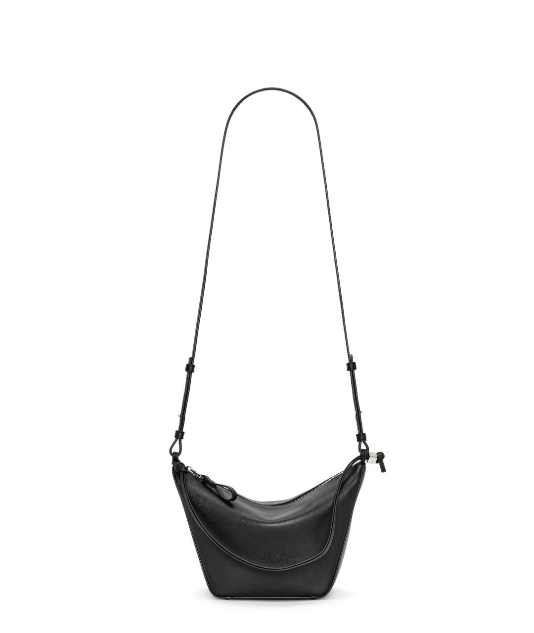 LOEWE Черная кожаная сумка через плечо, фото 6