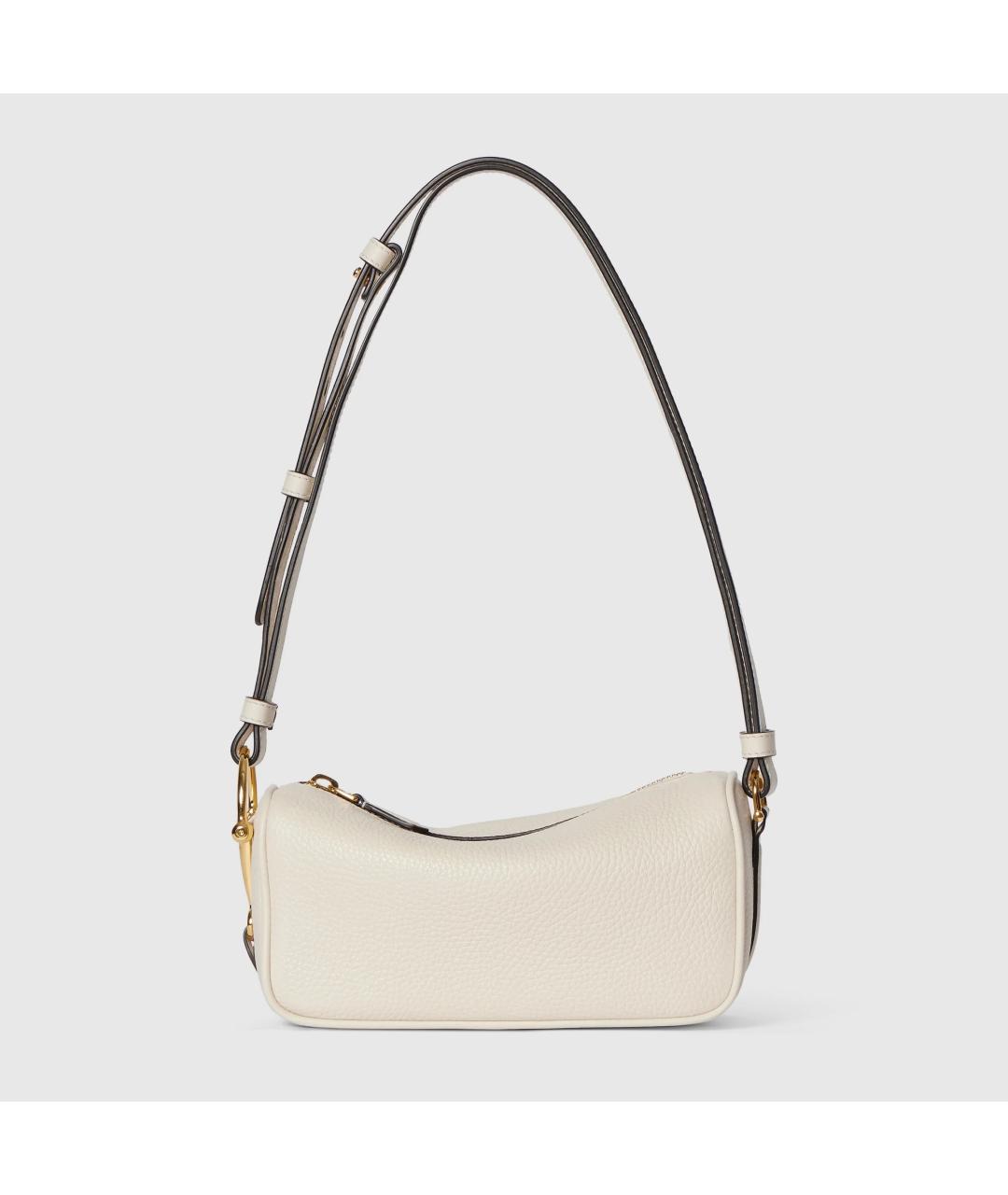 GUCCI Белая кожаная сумка через плечо, фото 4