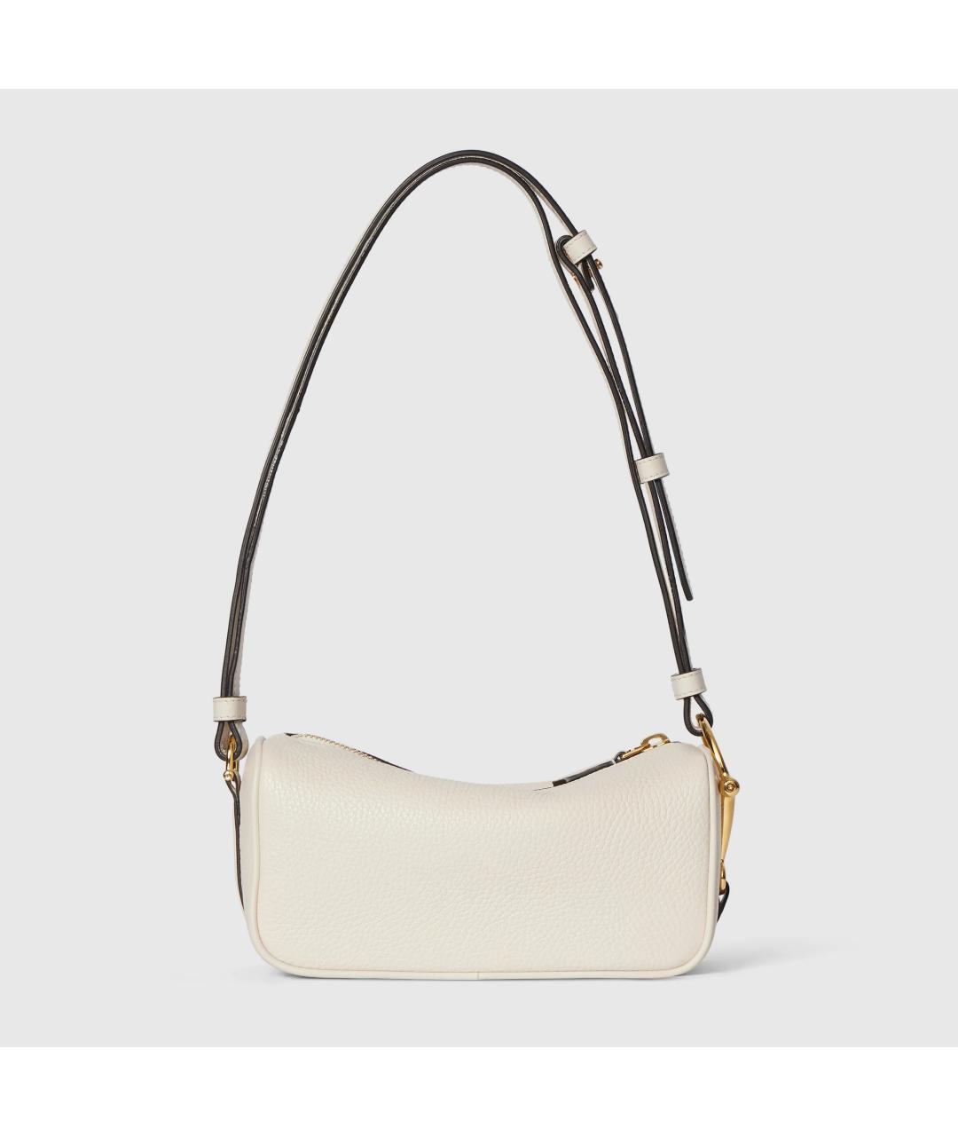 GUCCI Белая кожаная сумка через плечо, фото 1