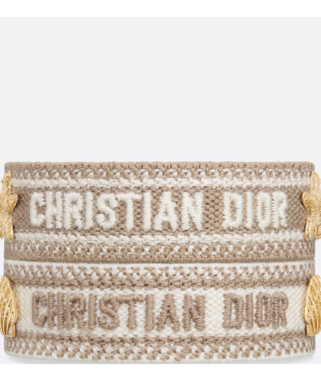 CHRISTIAN DIOR Коричневый браслет, фото 3