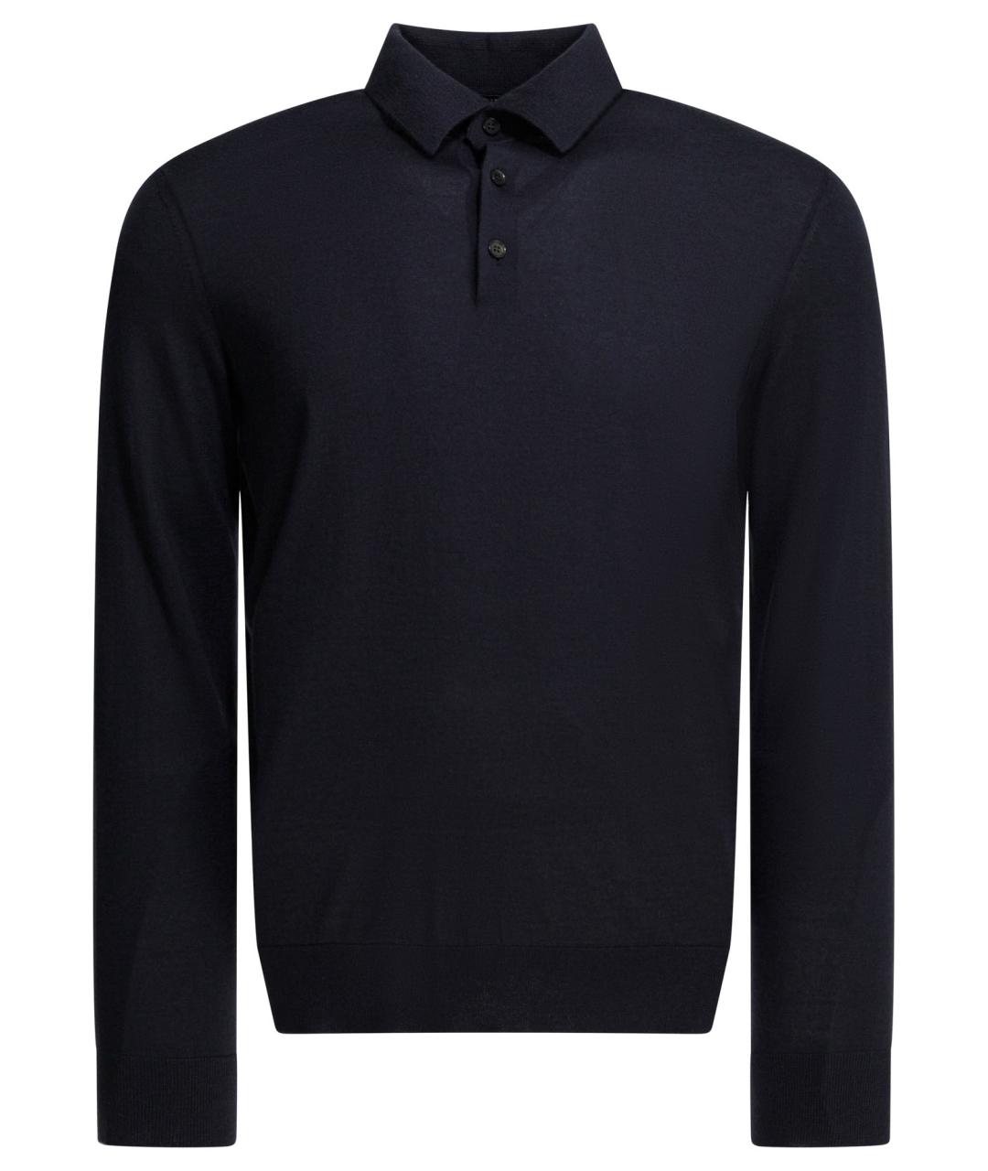 ZEGNA Синий кашемировый джемпер / свитер, фото 1