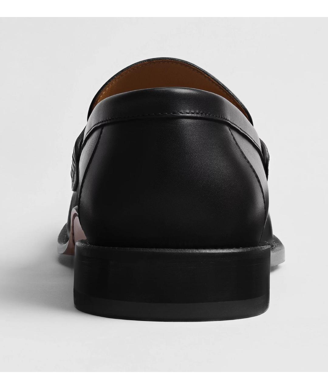 CHRISTIAN DIOR Черные кожаные лоферы, фото 4