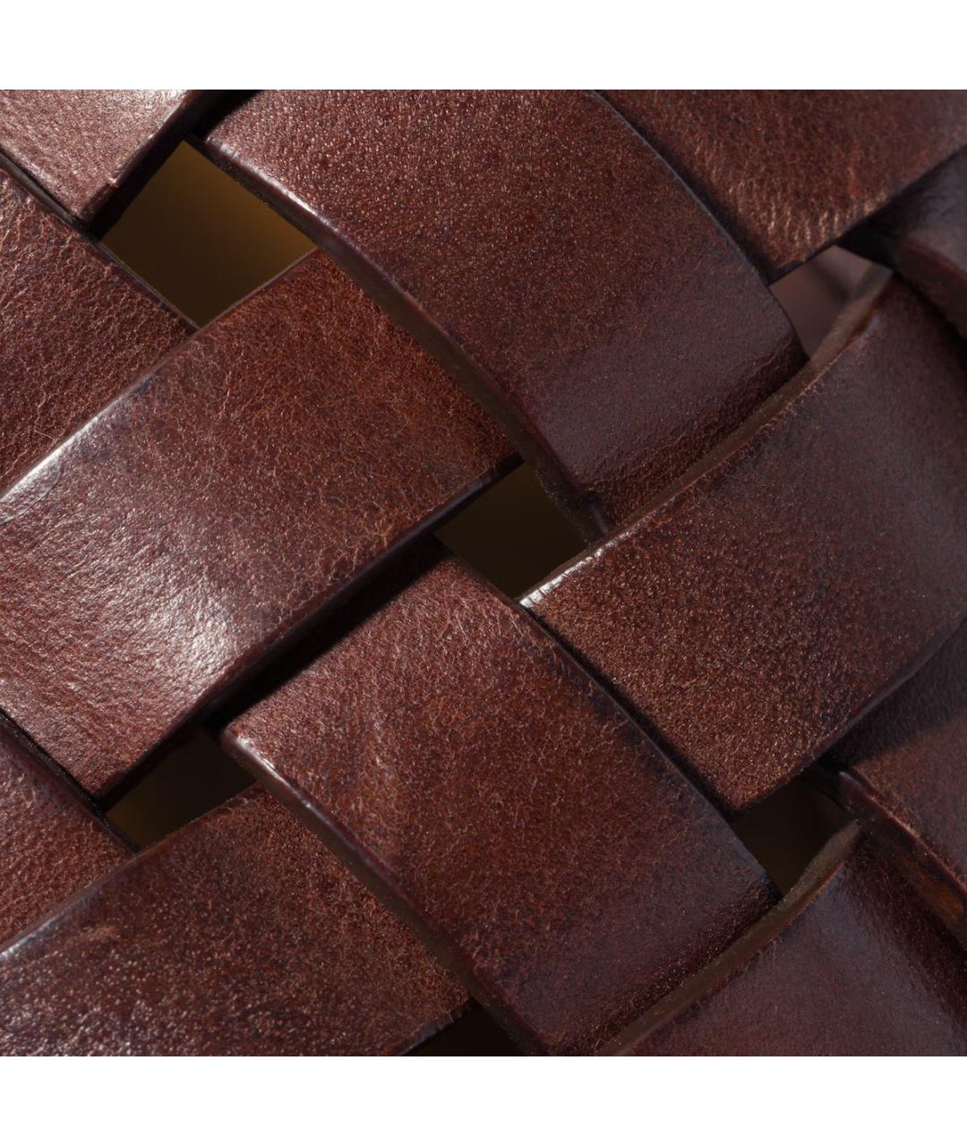 MIU MIU Коричневые кожаные сандалии, фото 3