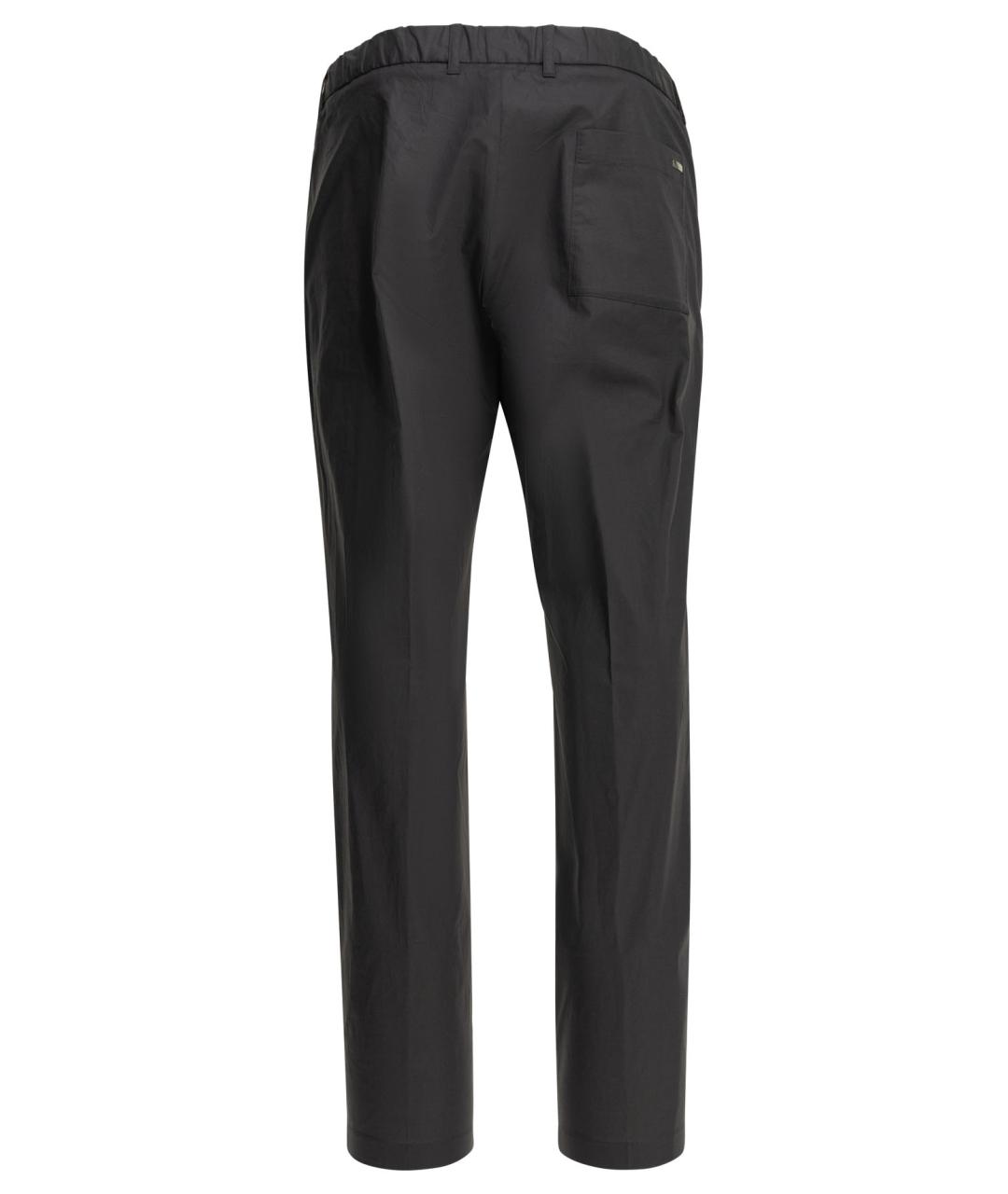 HERNO Синие хлопковые повседневные брюки, фото 2