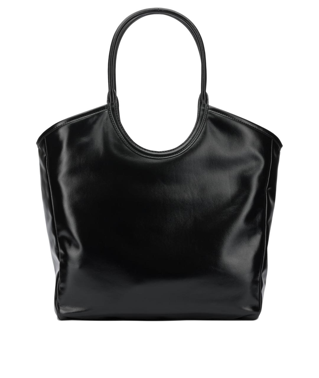 MIU MIU Черная кожаная сумка тоут, фото 3