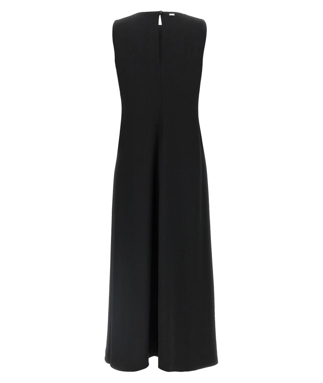 HERNO Черное полиэстеровое повседневное платье, фото 3