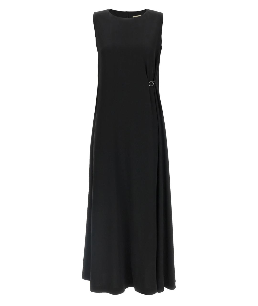 HERNO Черное полиэстеровое повседневное платье, фото 1