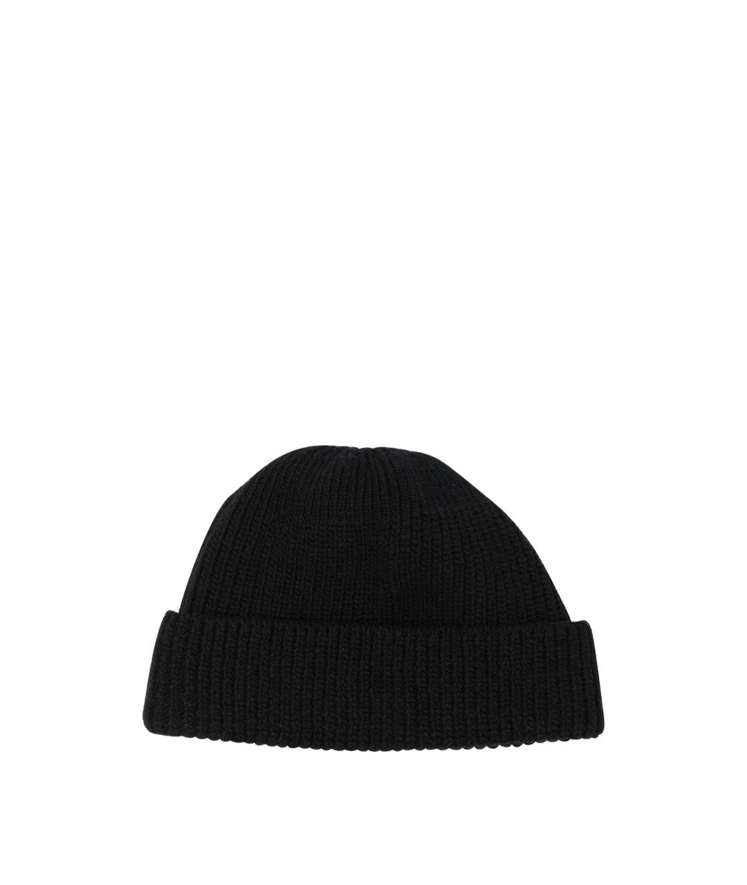 PRADA Черная кашемировая шапка, фото 2