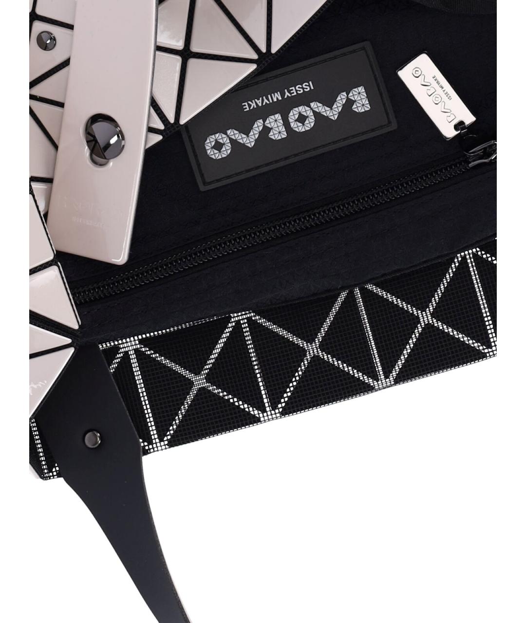 BAO BAO ISSEY MIYAKE Бежевая синтетическая сумка тоут, фото 3