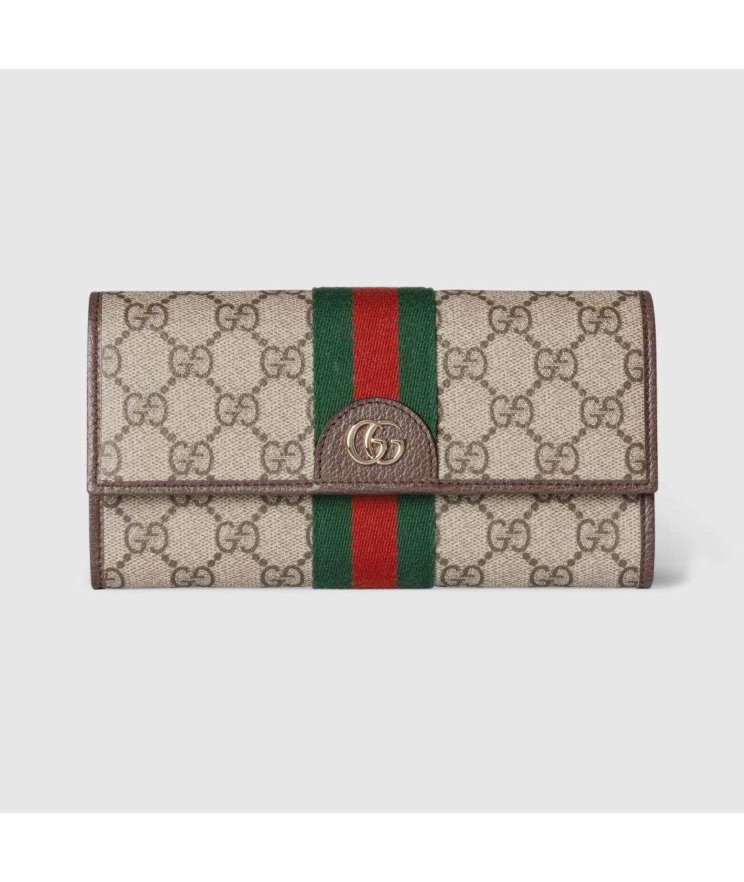 GUCCI Бежевый кошелек, фото 4