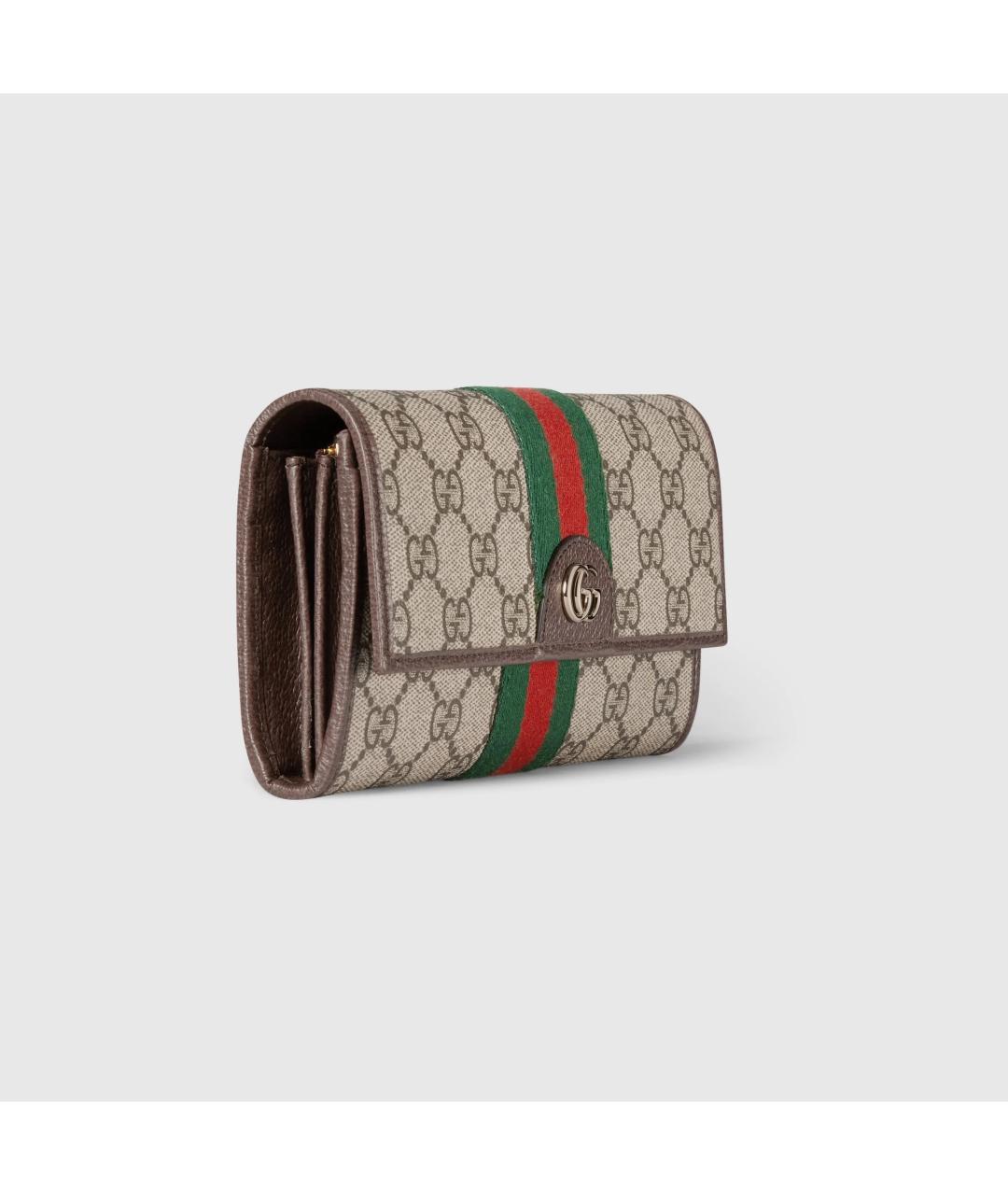 GUCCI Бежевый кошелек, фото 3