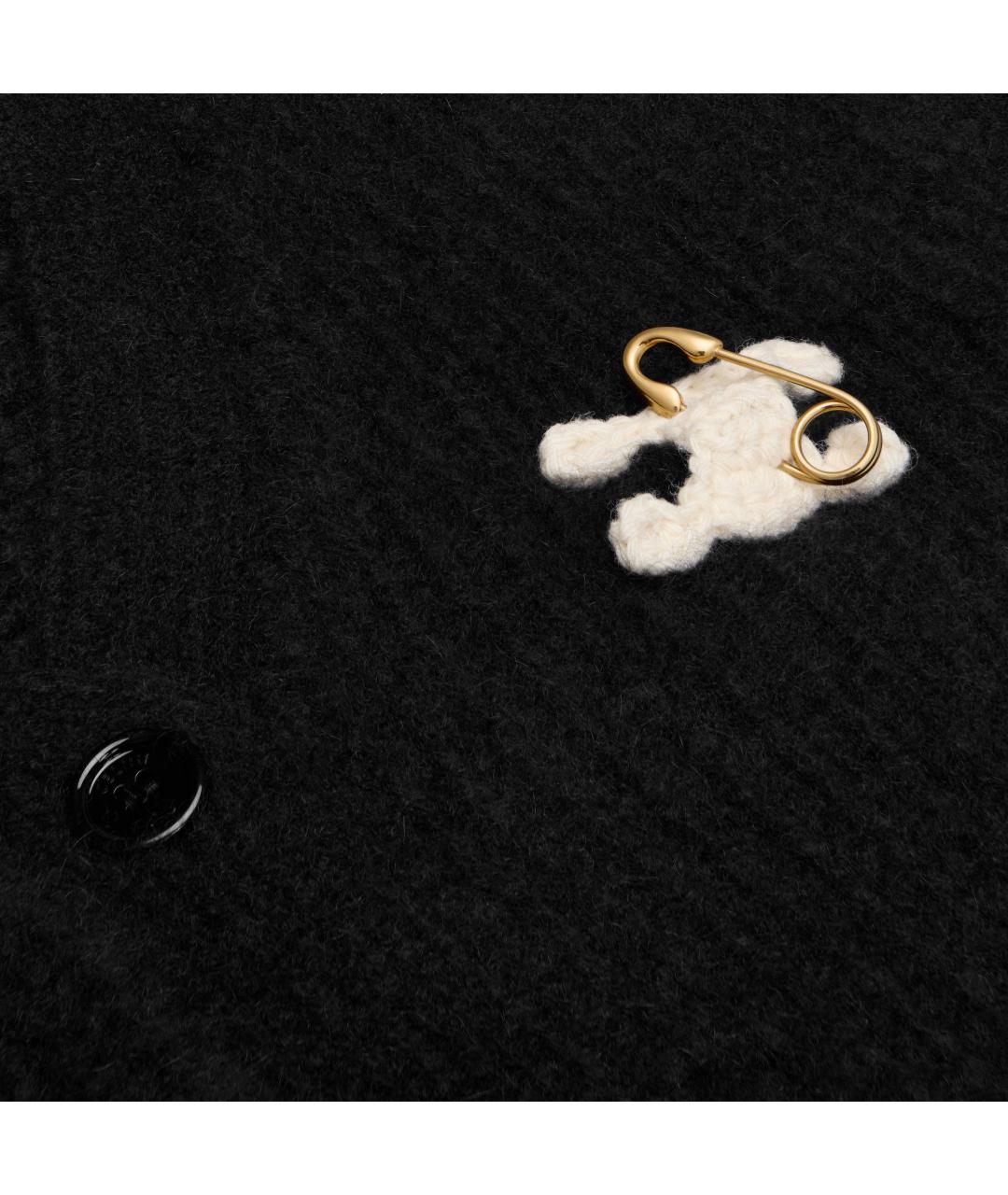 CELINE Черный кашемировый джемпер / свитер, фото 4