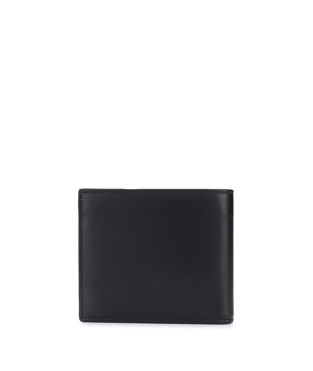 SAINT LAURENT Черный кожаный кошелек, фото 3