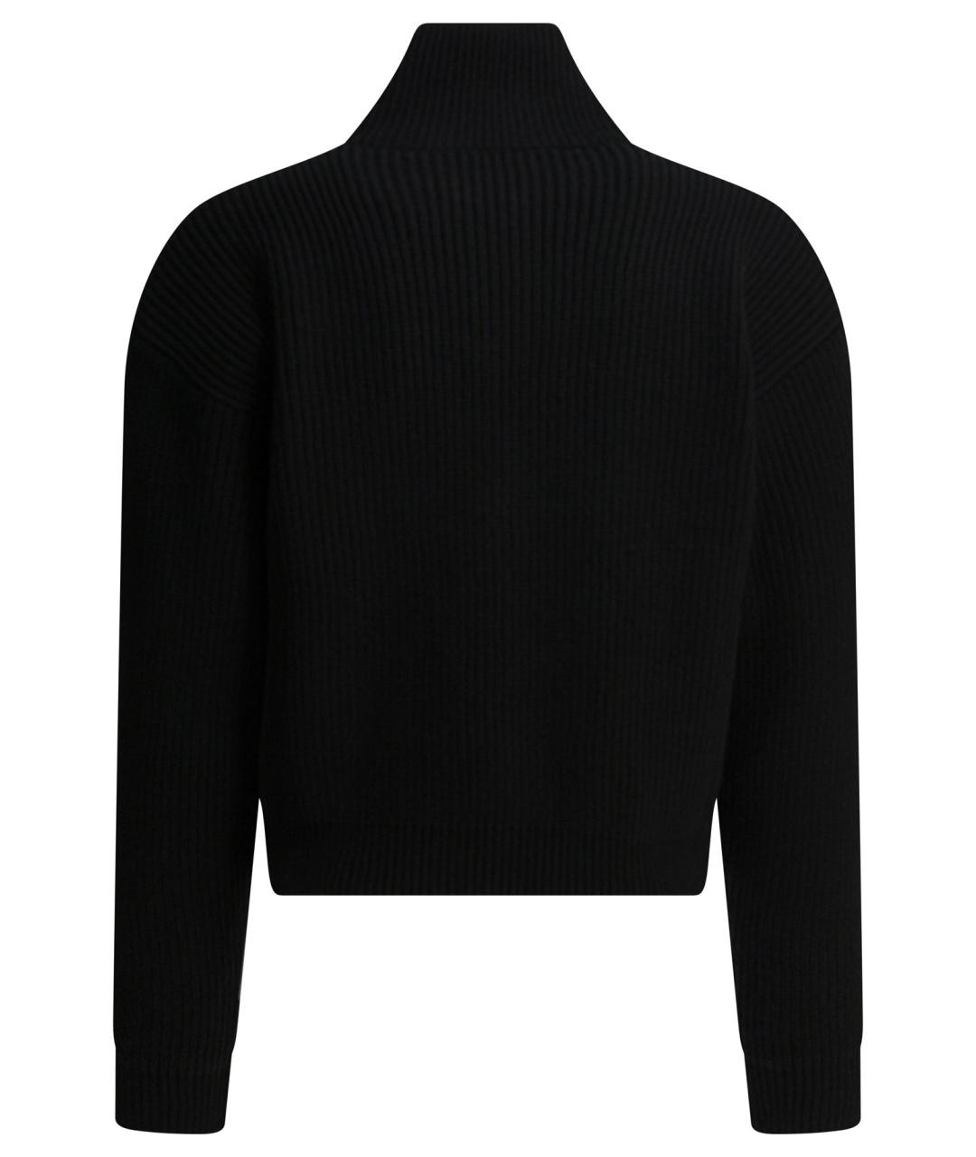 CELINE Черный шерстяной джемпер / свитер, фото 2