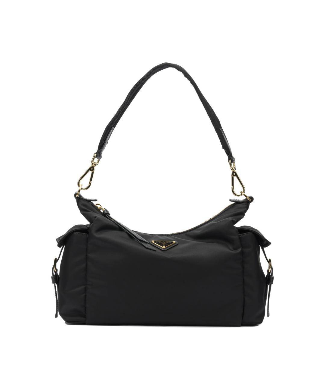 PRADA Черная синтетическая сумка через плечо, фото 1