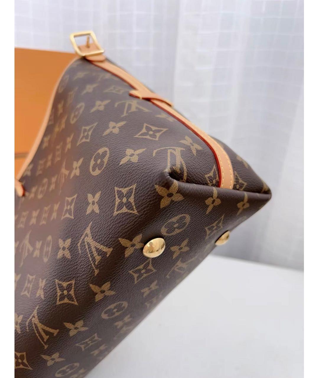 LOUIS VUITTON Коричневая сумка тоут, фото 5