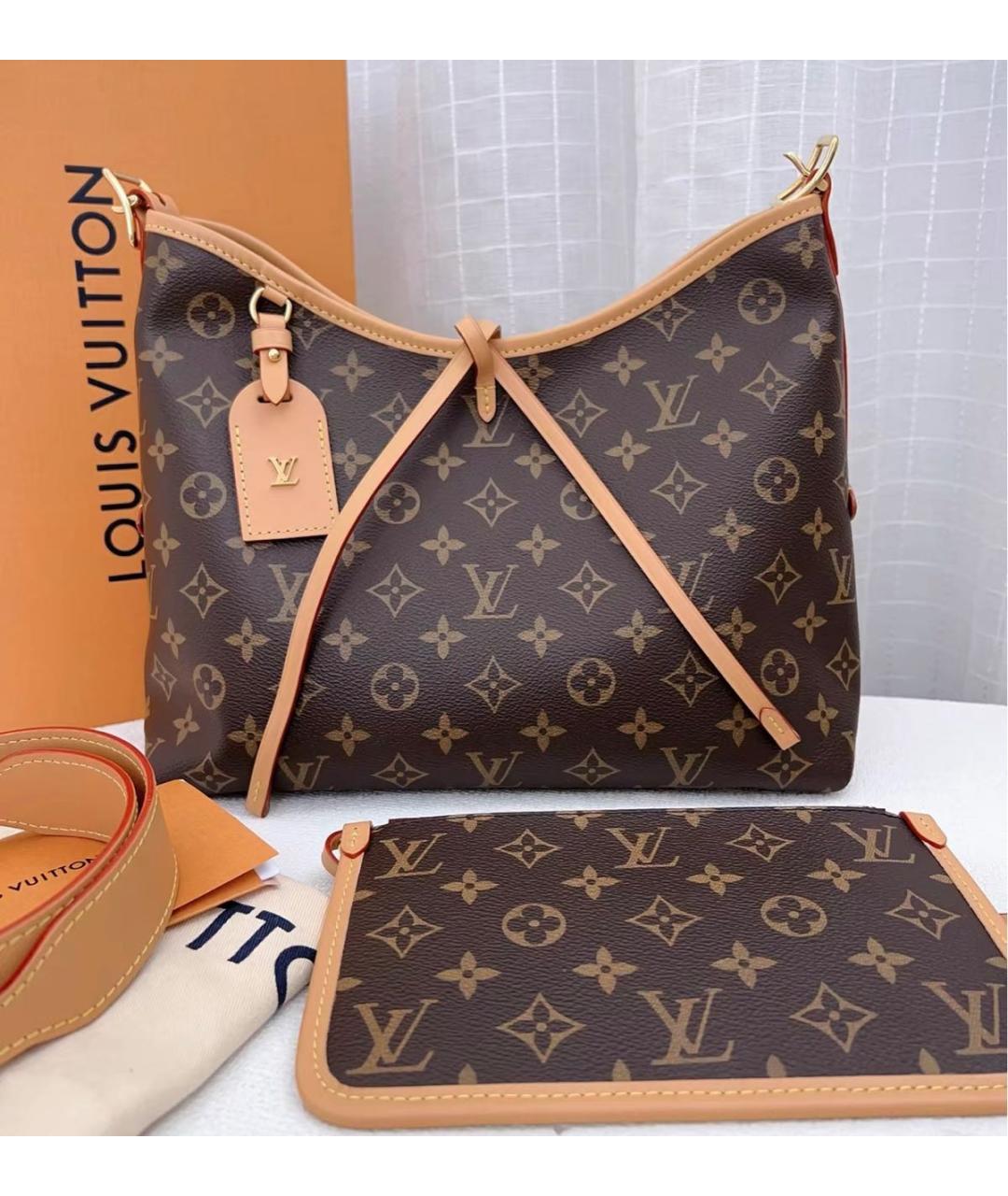 LOUIS VUITTON Коричневая сумка тоут, фото 7