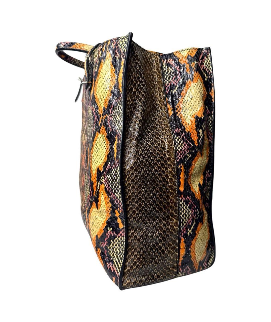 BALENCIAGA Мульти сумка тоут из экзотической кожи, фото 5