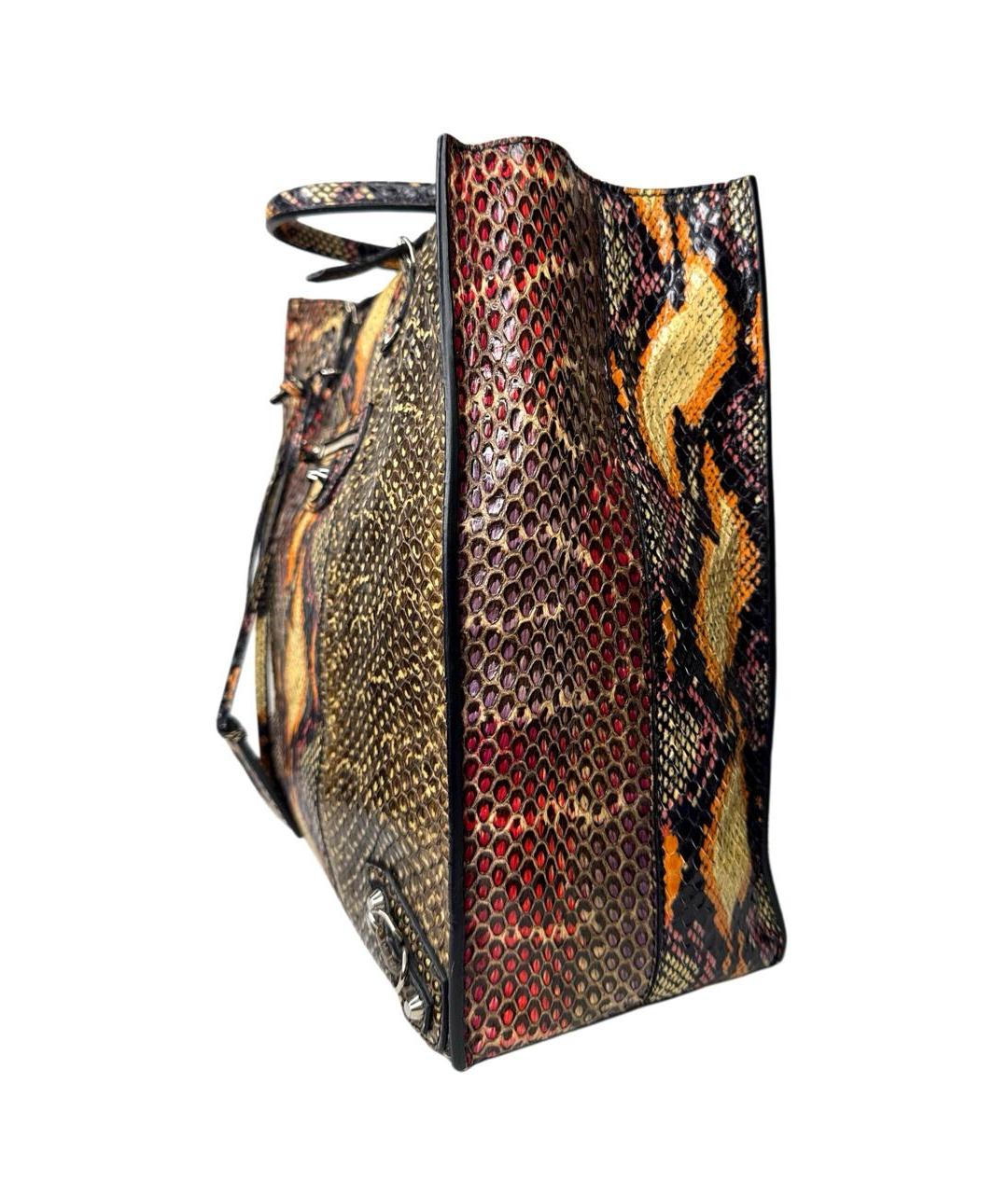 BALENCIAGA Мульти сумка тоут из экзотической кожи, фото 4