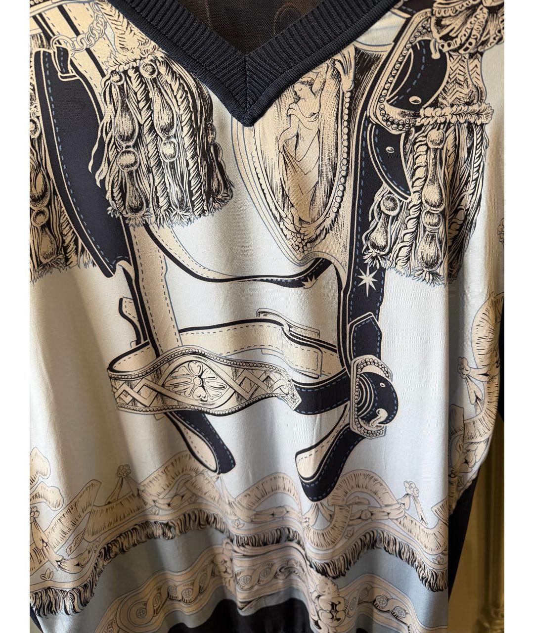 HERMES Синий шелковый джемпер / свитер, фото 7