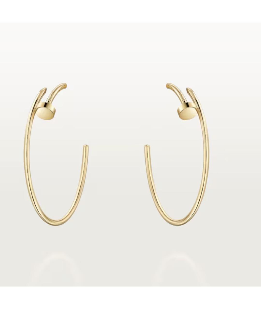 CARTIER Золотые серьги из розового золота, фото 5